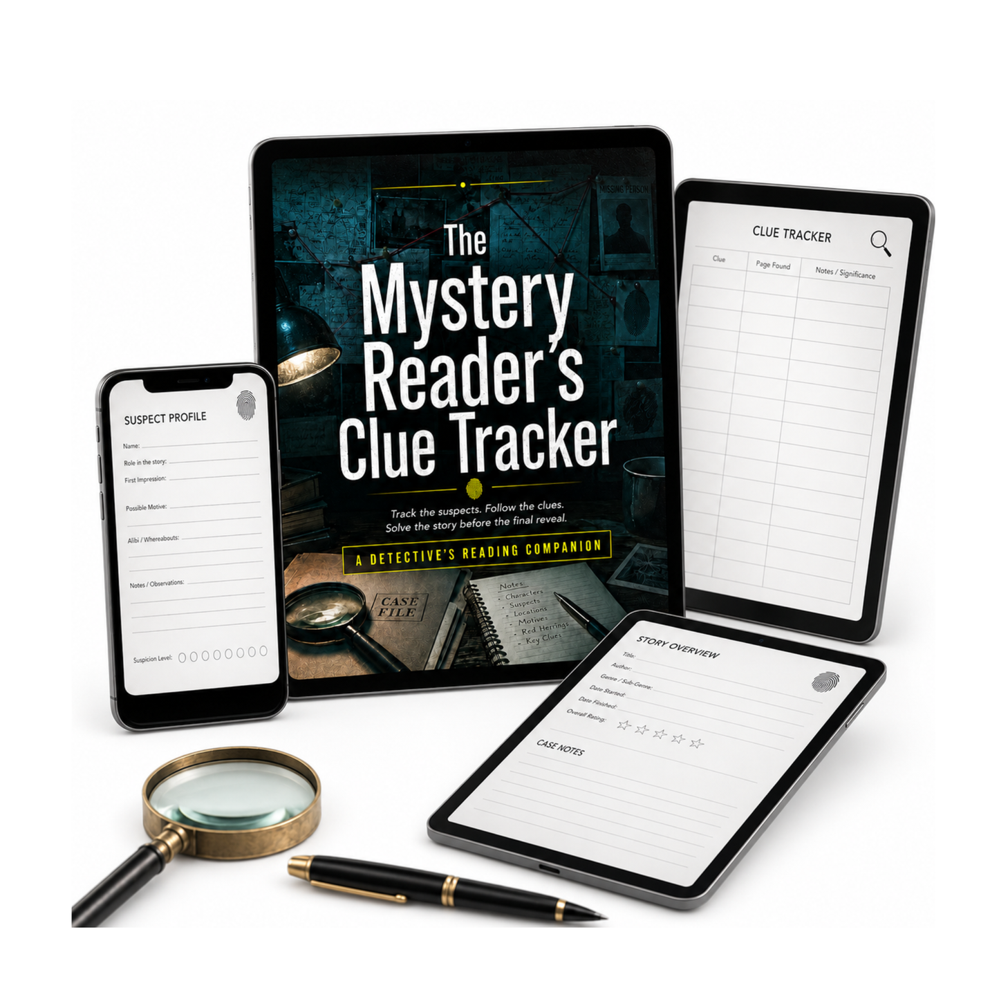 The Mystery Reader's Clue Tracker